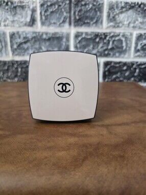 Chanel White Decorative Compact-Style Accent Piece